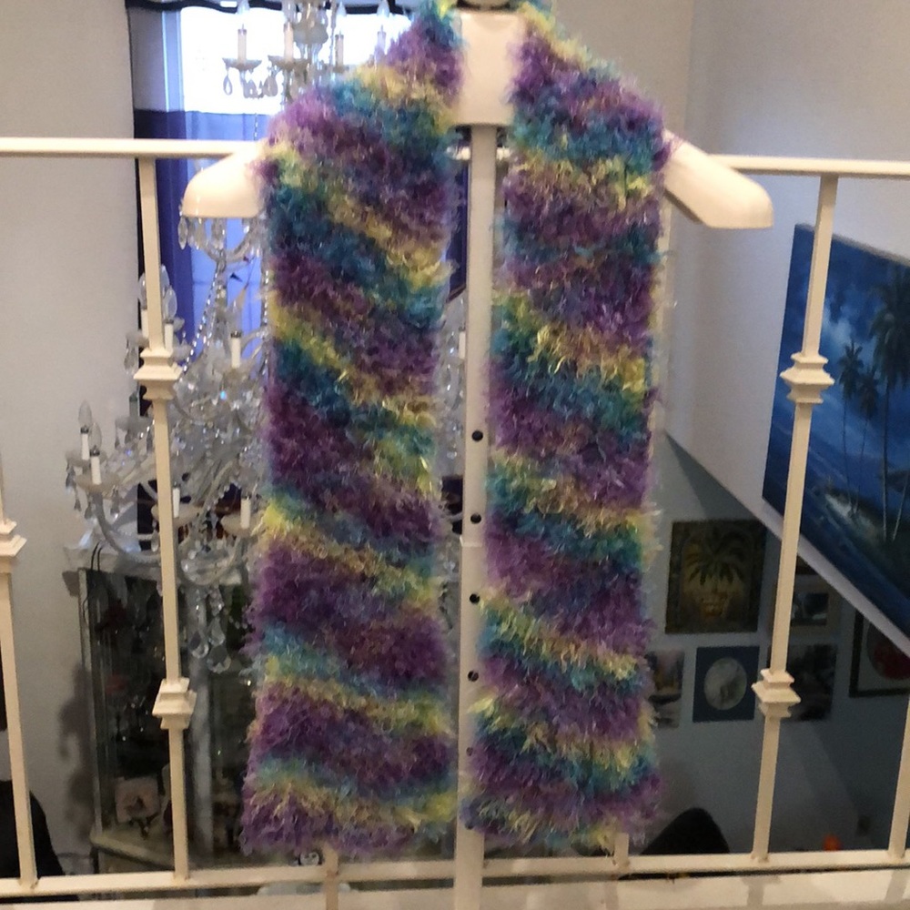 Beautiful Vintage Multicolor Scarf
